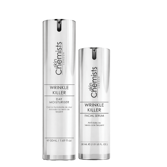 skinChemists Wrinkle Killer Facial Serum & Day Moisturiser Anti-Ageing Duo for Loss of Firmness, Fine Lines, Wrinkles - Image 1
