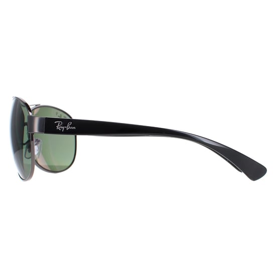 Ray-Ban Sunglasses 3386 Gunmetal Polarized Green 004/9A 63mm - Image 3
