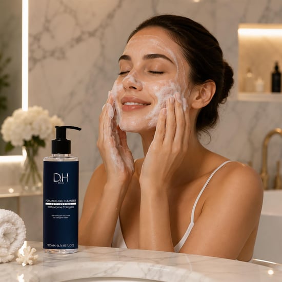 Dr H Foaming Gel Cleanser with Marine Collagen for Acne, Blemishes, Large Pores, Dullness - Image 6