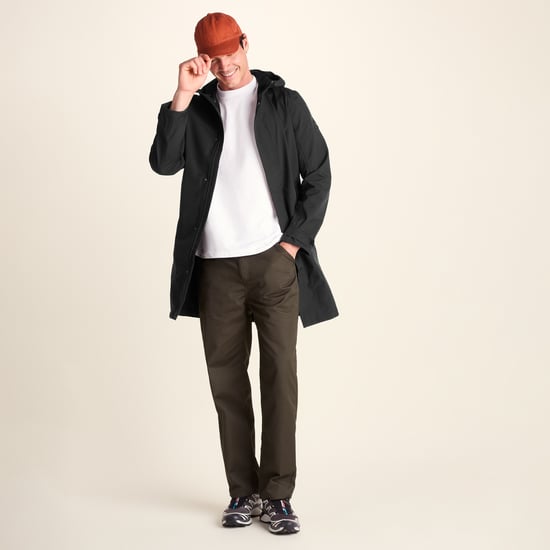 Glenton Mens Long Waterproof Jacket Black - Image 1