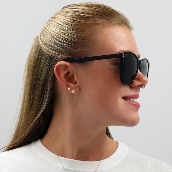 Gucci Round Womens Black Grey Sunglasses - Image 5