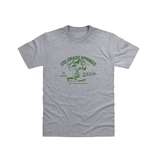 Colorado Springs Heather Grey T-Shirt - Image 1