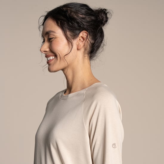 Craghoppers Dam Nour Nosilife långärmad T-shirt (Oyster Marl) - Image 6