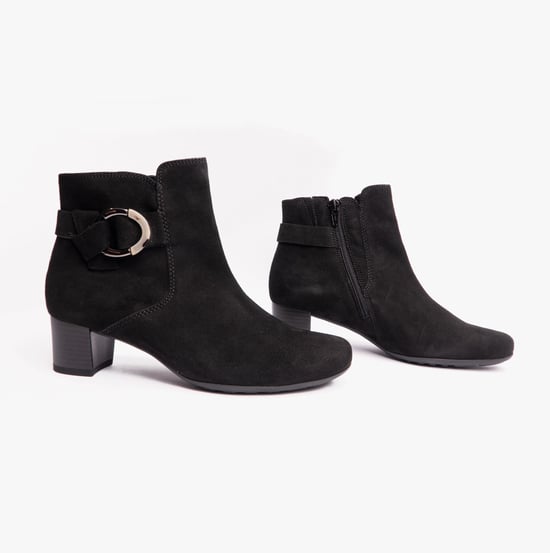 Gabor HEMP Womens Ankle Boots Black - Image 2