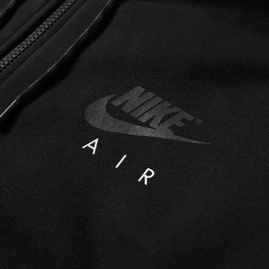 Nike Black Grey Hooded Fleece Tracksuit - Image 4