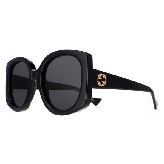 Gucci Round Womens Black Grey GG1257S - Image 2