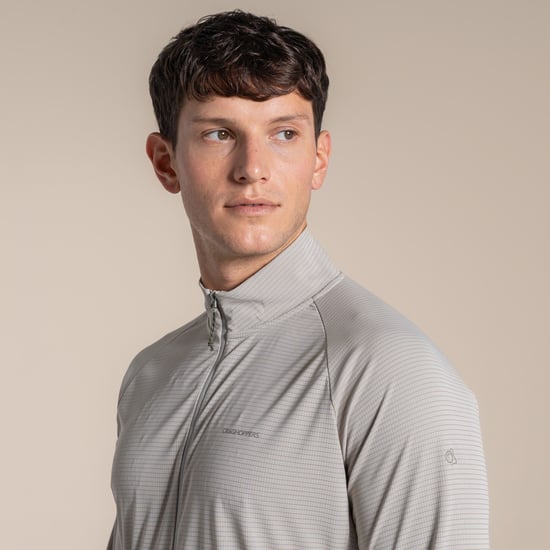 Craghoppers Heren Nosilife Half Zip Pullover (Perkament) - Image 5