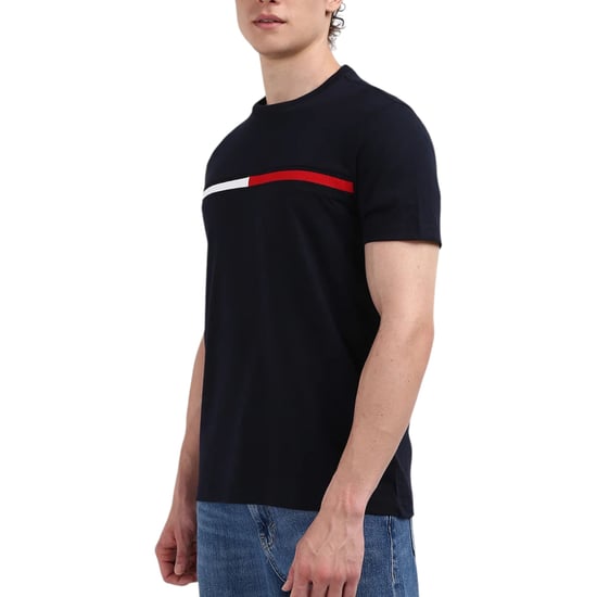 Tommy Hilfiger Mens T Shirts Signature Stripe Tee - Image 2