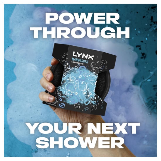 3x Lynx 12H Refreshing Shower Gel Africa 500 ml with Manwasher 2Sided ShowerTool - Image 5