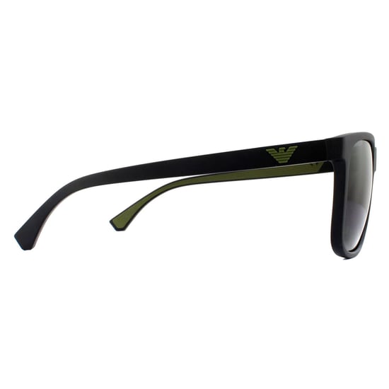 Emporio Armani Zonnebril EA4129 504287 Mat Zwart Grijs Verloop - Image 4