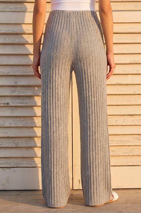 Pleated Wide Leg Stretch Trouser - Image 3