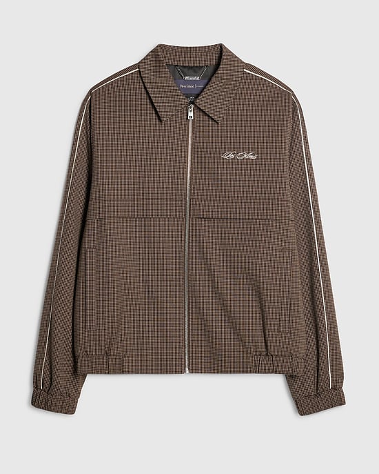 River Island Mens Jacket Brown Regular Fit Puppytooth Graphic - Image 6