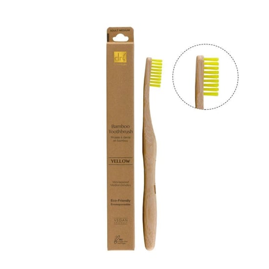 Dr. Botanicals Vibrant Bamboo Toothbrush Kit for Oral Care, Plaque Removal - Image 3