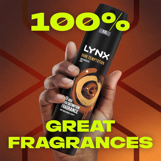 Lynx XXL Dark Temptation 48-Hour High Definition Body Spray Deodorant, 3x250ml - Image 3