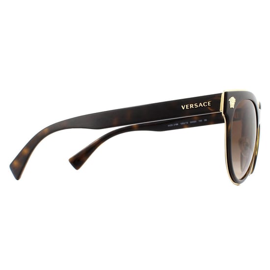 Versace Sunglasses VE2198 125213 Dark Havana Brown Gradient - Image 4