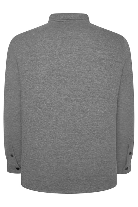 Virgil Quilted Overshirt in Grey - Image 3