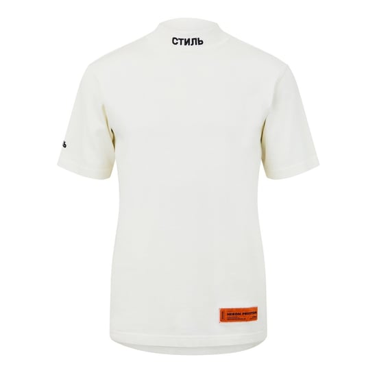 Men's Heron Preston Heron Ss Tneck Ctnmb in White/Black - Image 5