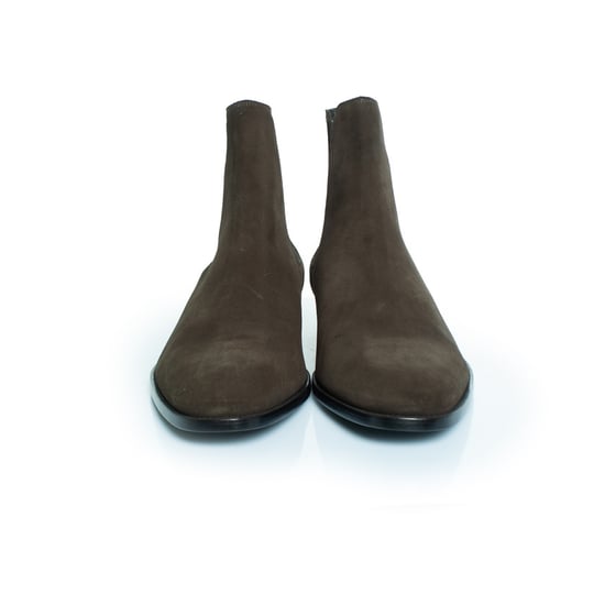 Saint Laurent Kaki mocka Chelsea-ankelboots - Image 3