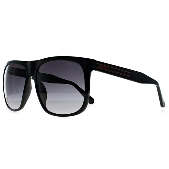 Guess Square Mens Shiny Black Grey Gradient GF5072 - Image 2