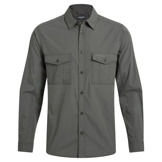 Craghoppers Heren Kiwi II shirt met lange mouwen (Cederhout) - Image 2