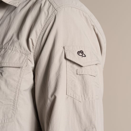 Craghoppers Mens Adventure III Nosilife Long-Sleeved Shirt (Parchment) - Image 5