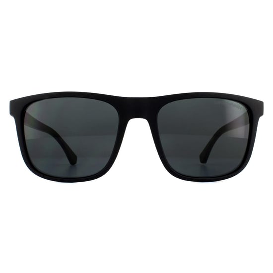 Emporio Armani Zonnebril EA4129 504287 Mat Zwart Grijs Verloop - Image 1