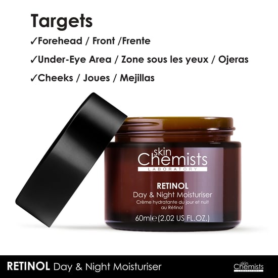 skinChemists Anti-Ageing Retinol Night Moisturiser with SYN-AKE 60ml for Fine Lines, Wrinkles, Loss of Firmness - Image 6