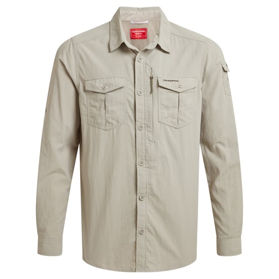 Craghoppers Mens Adventure III Nosilife Long-Sleeved Shirt (Parchment) - Image 2