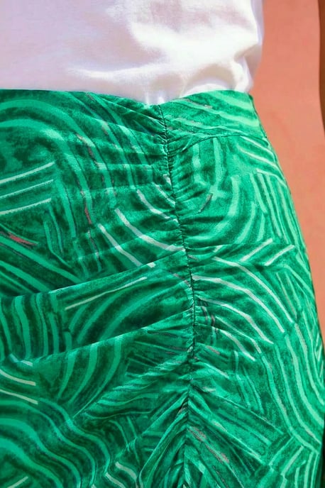 Marked Ruffle Midi Skirt - Image 5