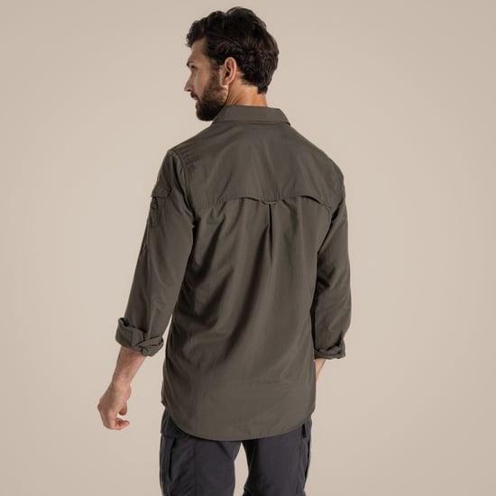 Craghoppers Mens Adventure III Nosilife Long-Sleeved Shirt (Woodland Green) - Image 3