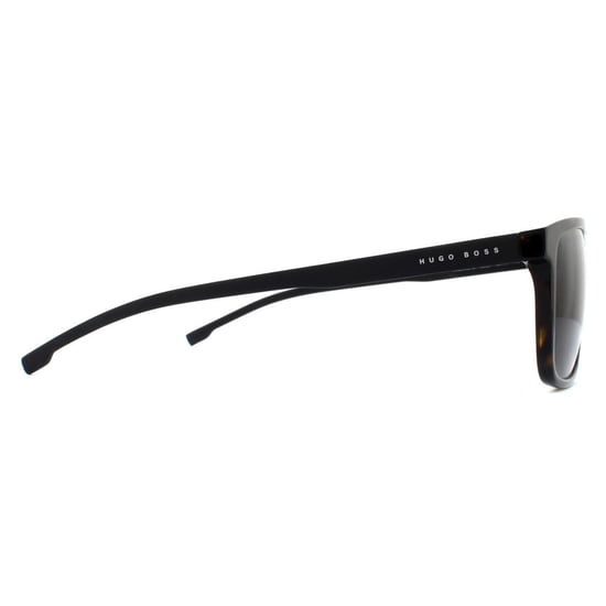 Hugo Boss Square Mens Dark Havana Green Sunglasses - Image 4