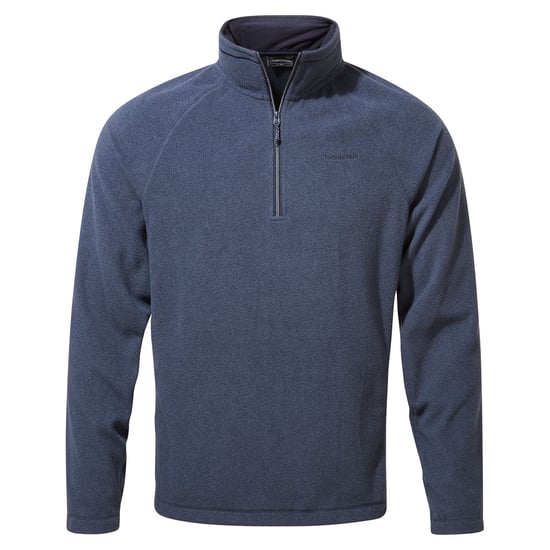 Craghoppers Heren Corey VI Half Zip Fleece Top (Marine Marl) - Image 2