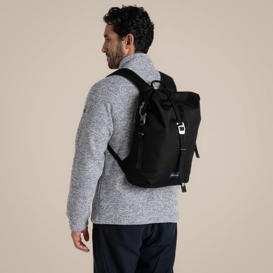 Craghoppers Classic Kiwi II Roll Top 16L Backpack (Black) - Image 3