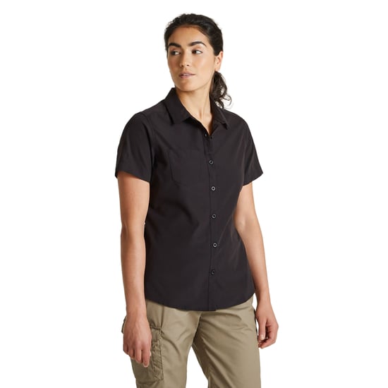 Craghoppers Dames/dames Expert Kiwi Shirt met korte mouwen (Zwart) - Image 3