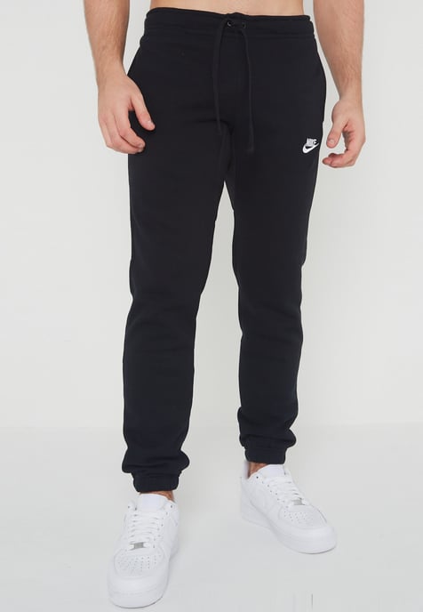 Nike Mens Fleece Joggers in Black - Image 3