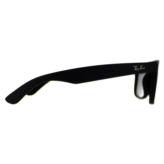 Ray-Ban Sunglasses Justin 4165 622/6G Rubber Black Grey Mirror 51mm - Image 4