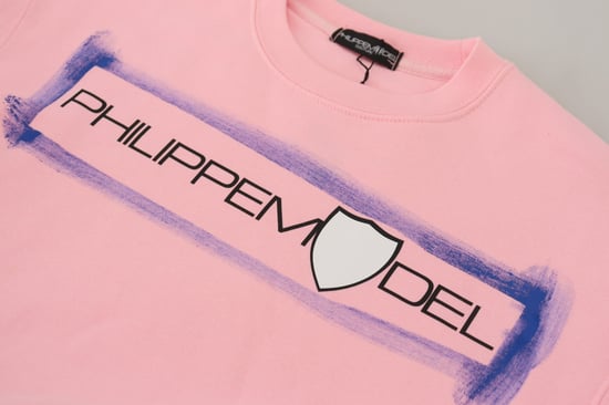 Pink Crew Neck Sweatshirt - Image 6