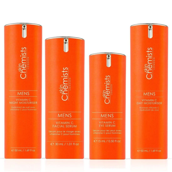 skinChemists Anti-Ageing Men's Vitamin C Full Routine Kit for Acne, Blemishes, Large Pores, Brightening - Image 1