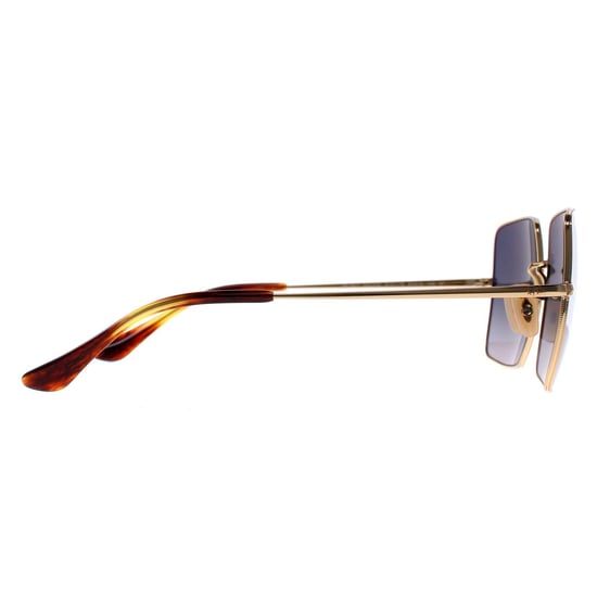 Ray-Ban Square RB1971 914778 gepolijst goud blauw grijs gradiënt gepolariseerde zonnebril - Image 4