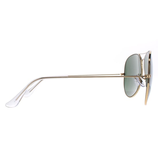 Ray-Ban Sunglasses Aviator 3025 001 Gold Green 62mm - Image 4