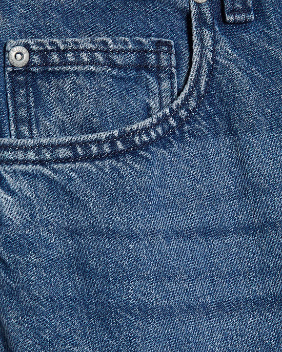 River Island Womens Wide Leg Jeans Blue Baggy Fit - Image 5