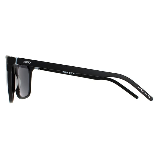 Hugo van Hugo Boss Rectangle Mens mat zwart grijs blauw hg 1086/s - Image 3