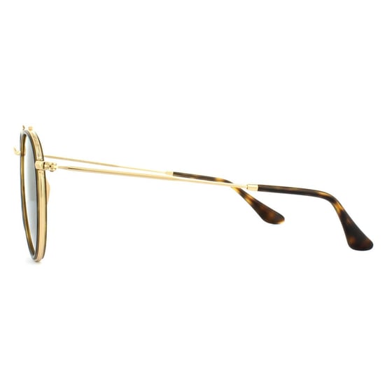 Ray-Ban Sunglasses Round Double Bridge 3647N 001 Gold Green - Image 3