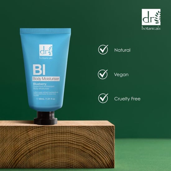 Dr. Botanicals Blueberry Superfood Anti-Ageing Antioxidant Body Moisturiser 30ml for Fine Lines, Wrinkles, Dullness - Image 3
