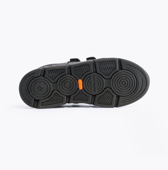 LUCAS Jongens Leren School Sneakers Zwart - Image 2