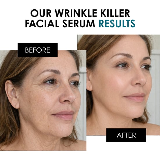 skinChemists Wrinkle Killer Anti-Ageing Facial Serum 30ml for Loss of Firmness, Fine Lines, Wrinkles - Image 3