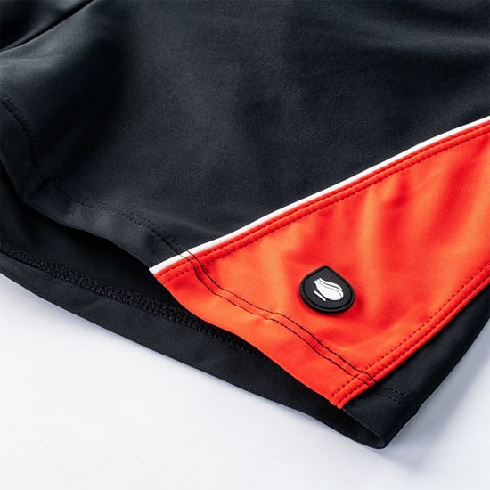 Aquawave Heren Helder Zwemshort (Zwart/Vuurrood) - Image 3