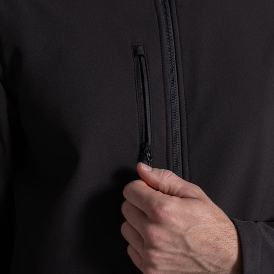 Craghoppers Mens Expert Soft Shell Jacket (Black) - Image 5