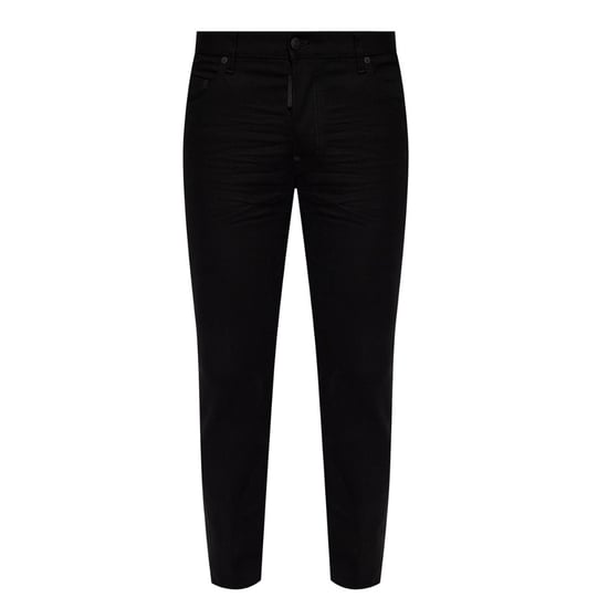 Dsquared2 Black Bull Badge Black Denim Pants - Image 1