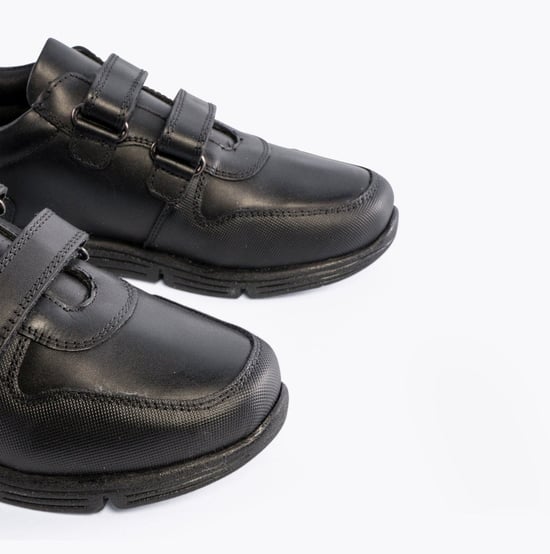 LUCAS Jongens Leren School Sneakers Zwart - Image 4